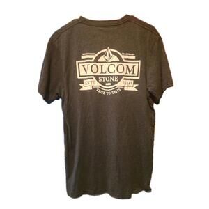 VOLCOM STONE SURFER SKATER CRISP GREY MENS T SHIRT SIZE LARGE 🔥